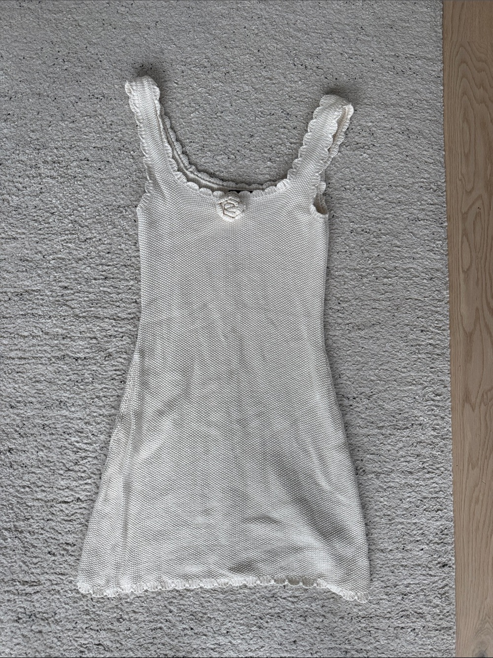 wild fable Cream Knit Mini Dress